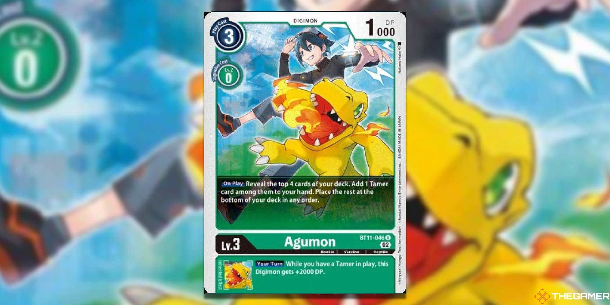 Digimon TCG BT11 Agumon Green Dimensional Phase