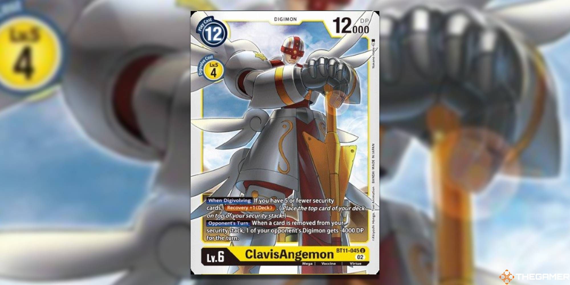 BT11 ClavisAngemon Yellow Dimensional Phase