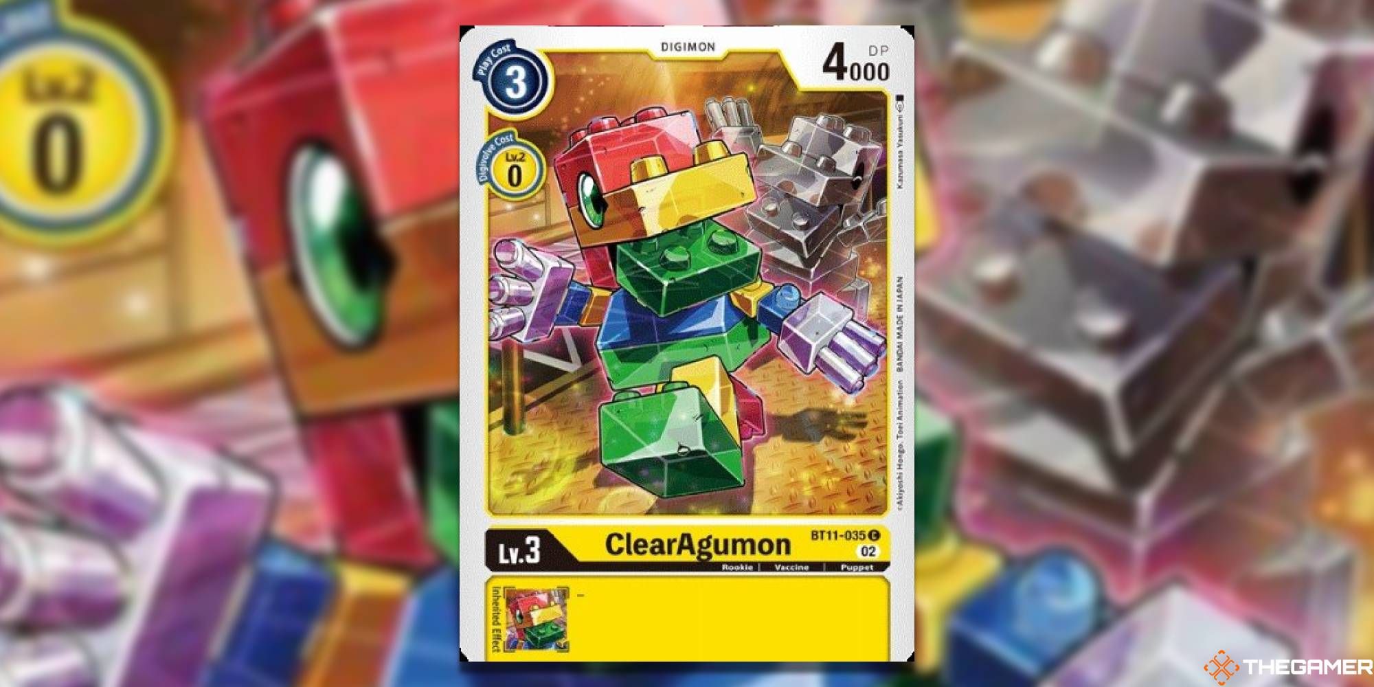 BT11 ClearAgumon Yellow Dimensional Phase