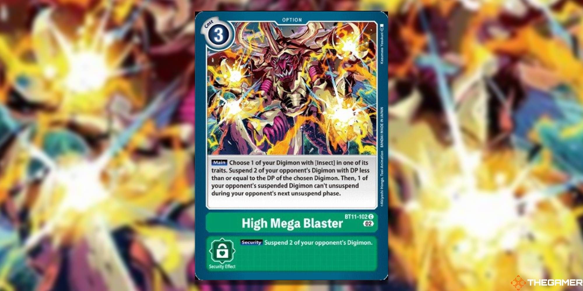 Digimon TCG BT11 High Mega Blaster Green Dimensional Phase