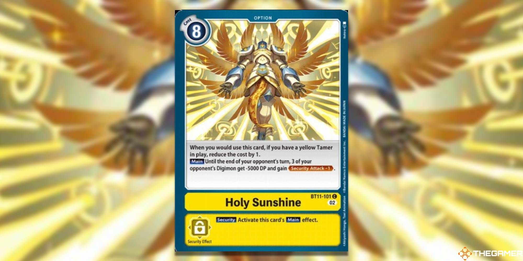 BT11 Holy Sunshine Yellow Dimensional Phase