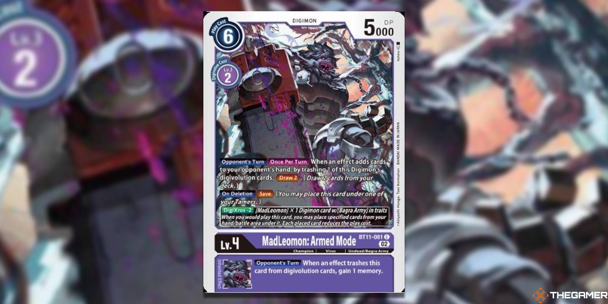 BT11 MadLeomon_ Armed Mode Purple Dimensional Phase