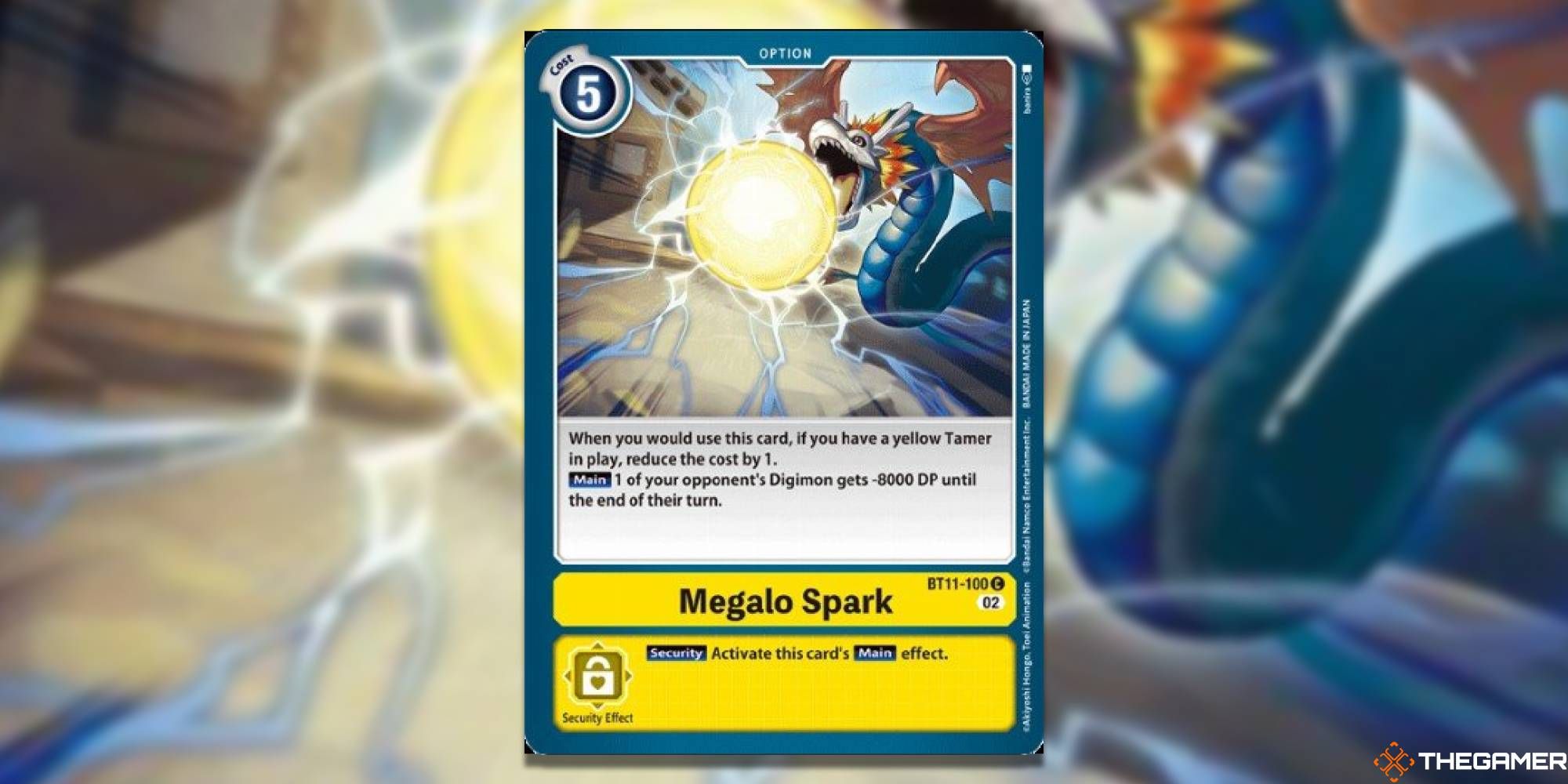 BT11 Megalo Spark Yellow Dimensional Phase
