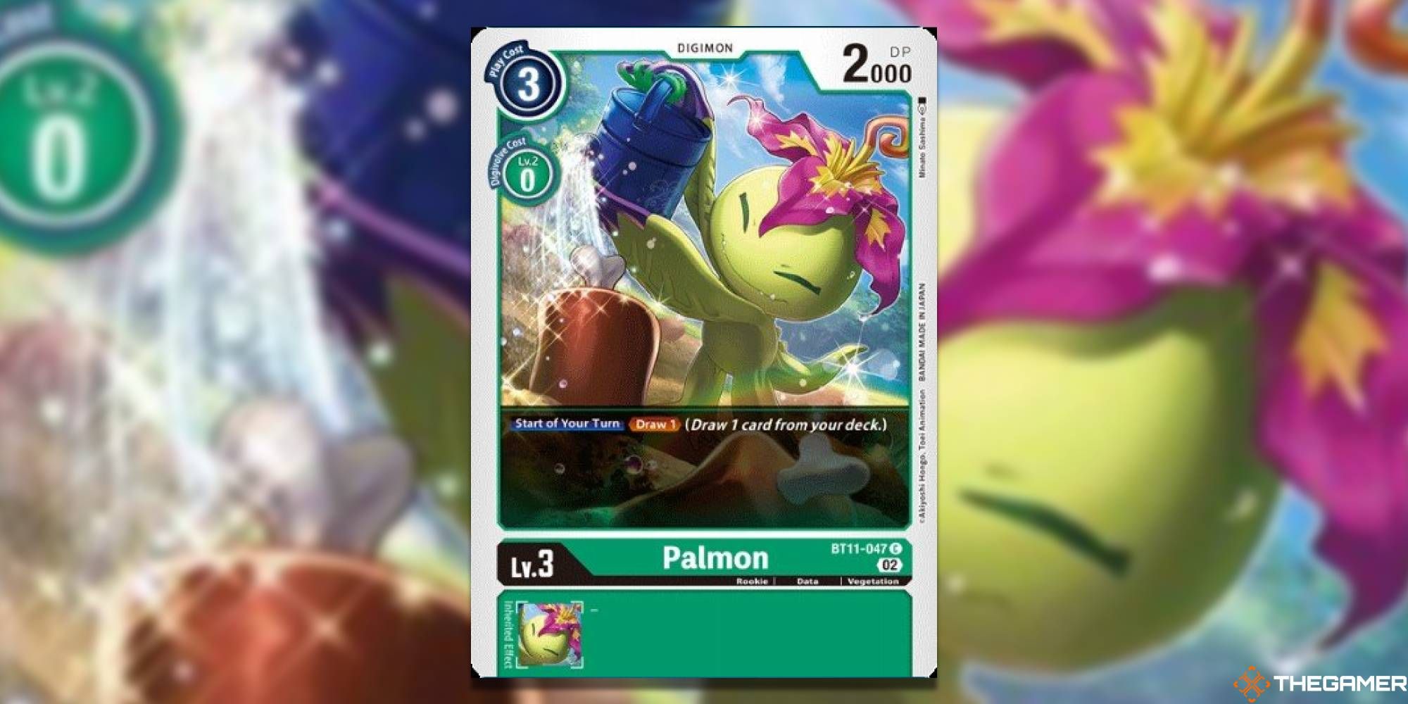 Digimon TCG BT11 Palmon Green Dimensional Phase