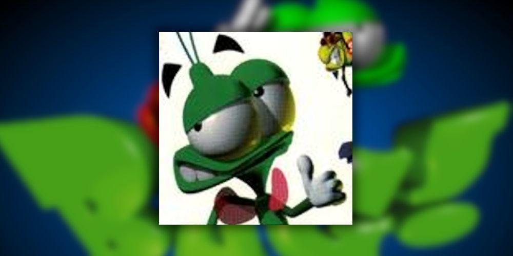 Bug! Cover Art Over Bug! Title Screen