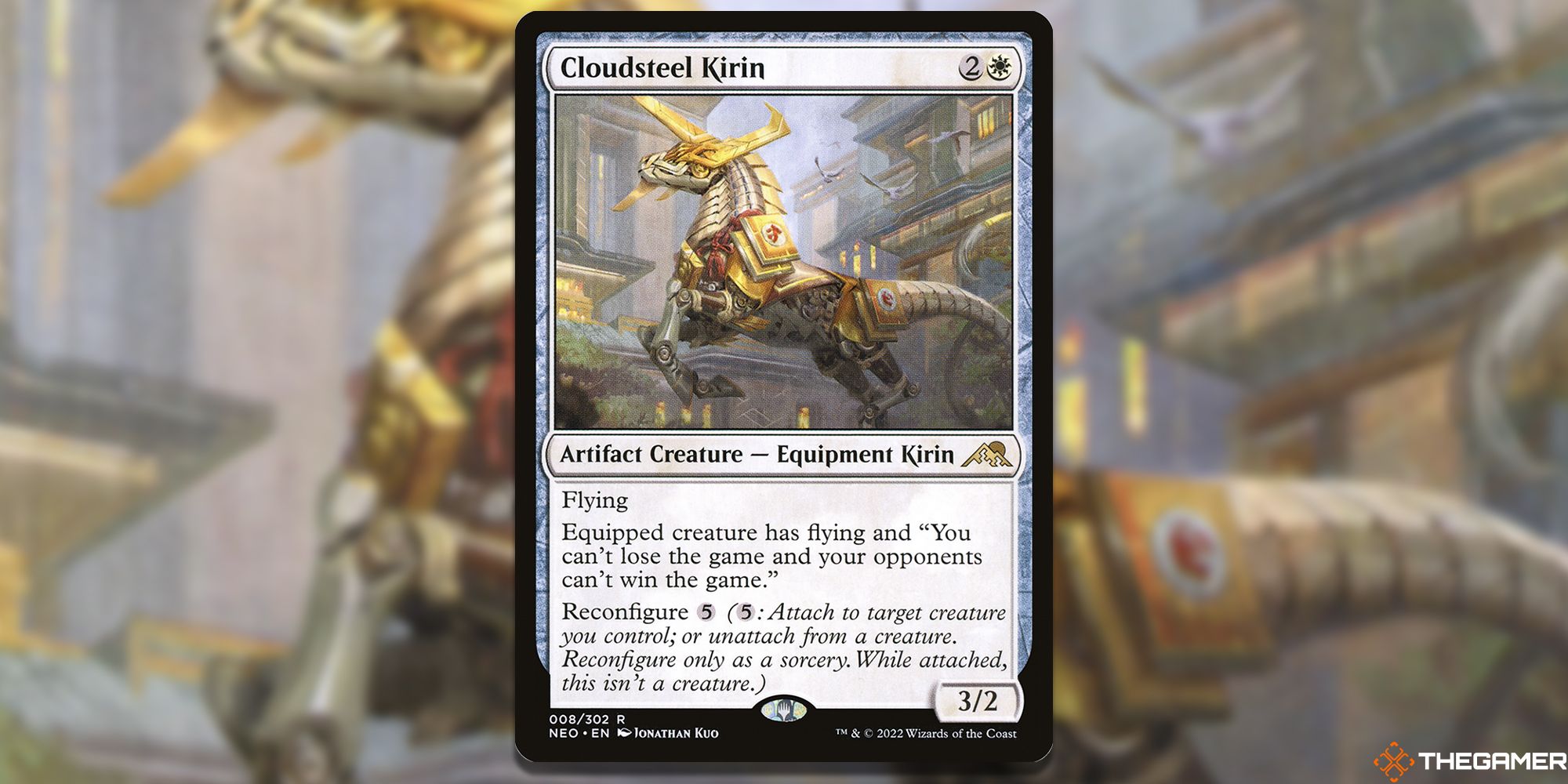 Cloudsteel Kirin MTG Card
