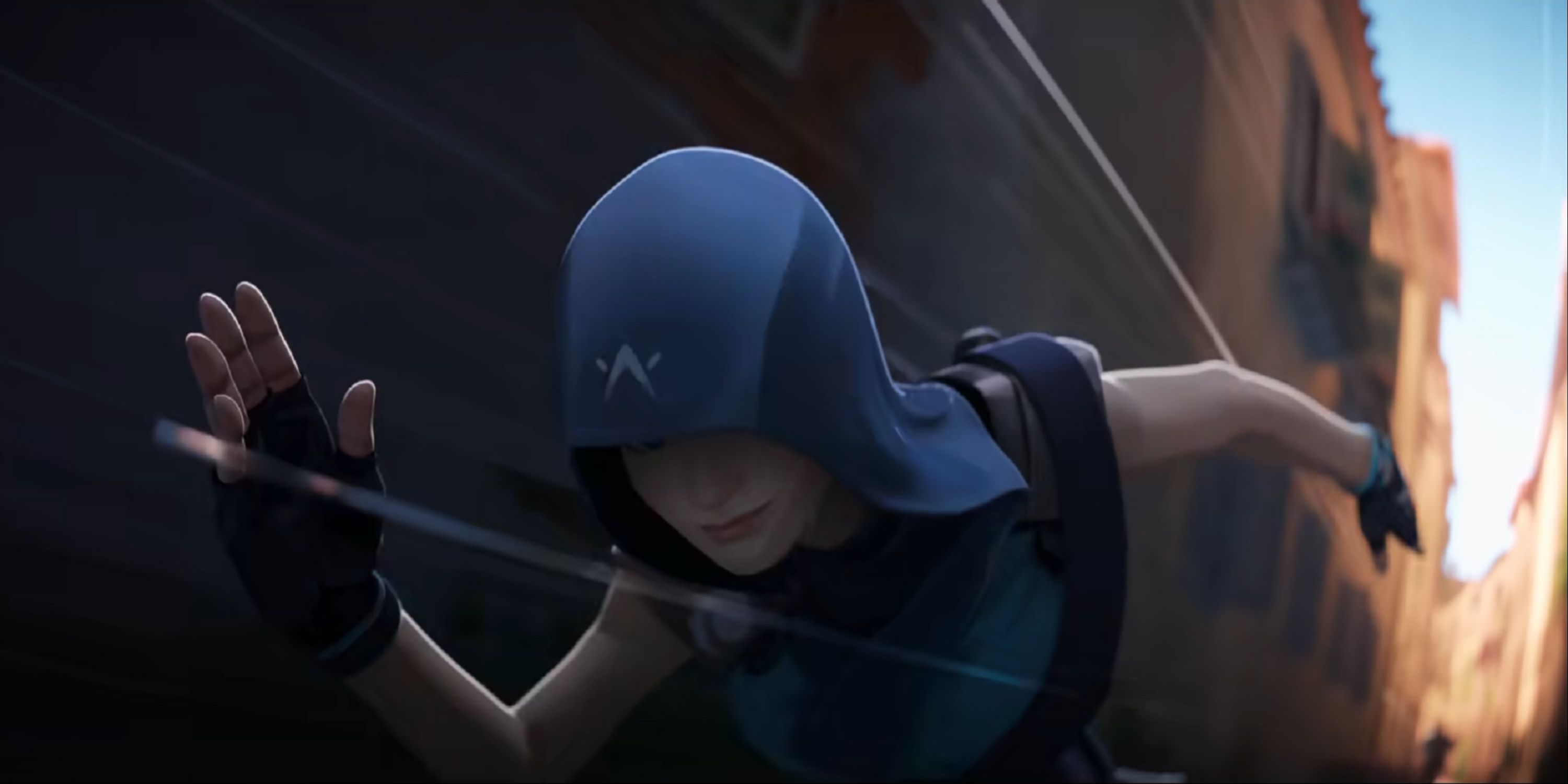 An image of Valorant's Jett moving