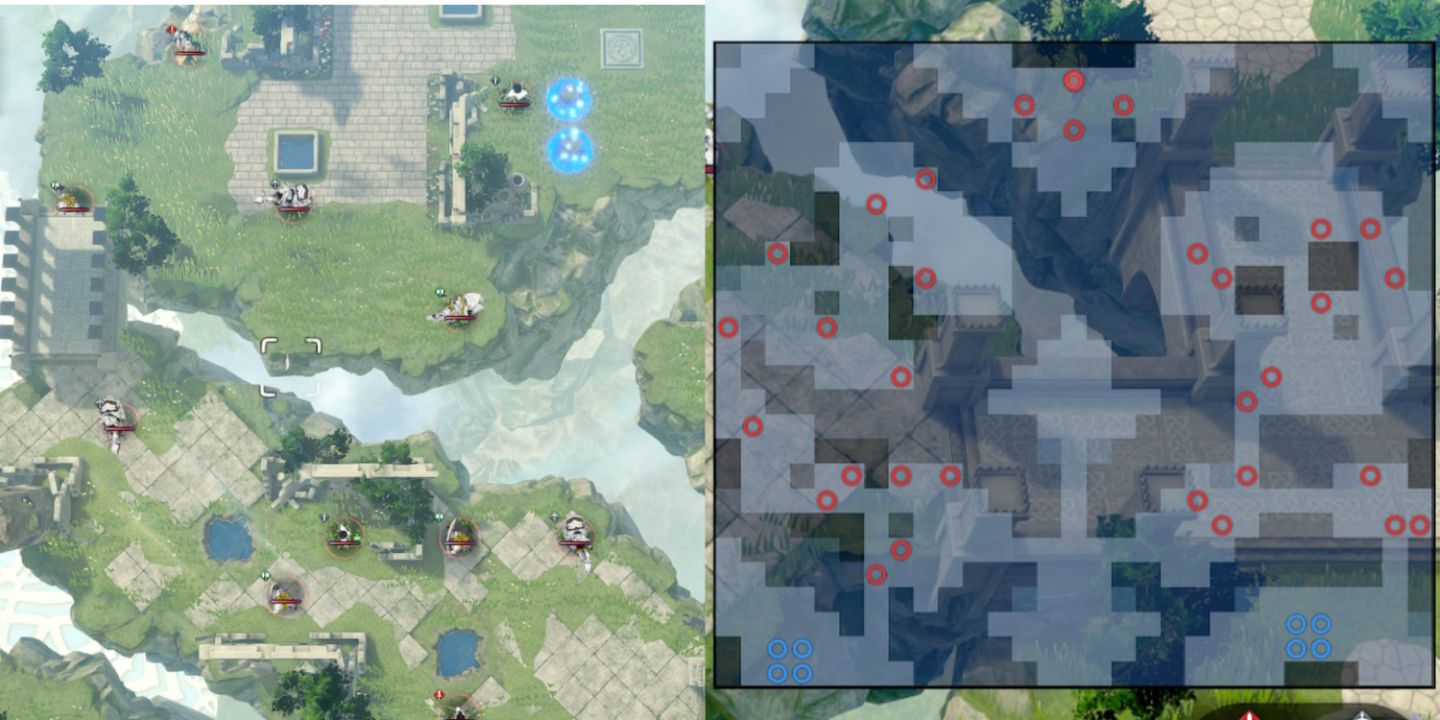 Emblem Veronica's In Game And Overview Maps In Pre-Battle