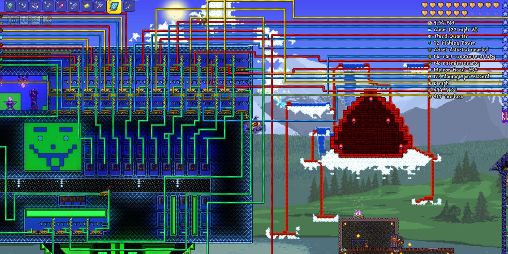 Terraria Teleporter Hub, 30 locations