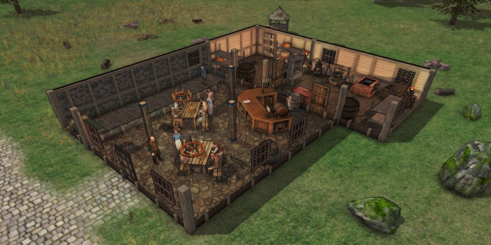 A small starter tavern in Crossroads Inn