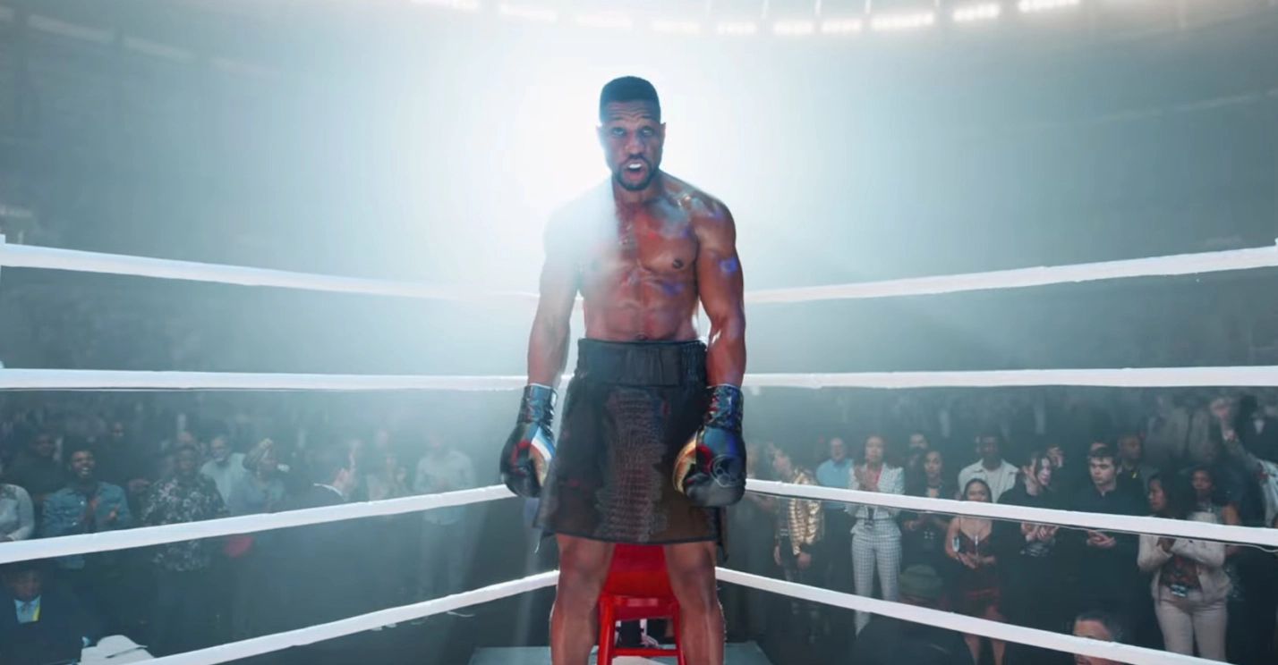 Dame Anderson in the corner in Creed 3