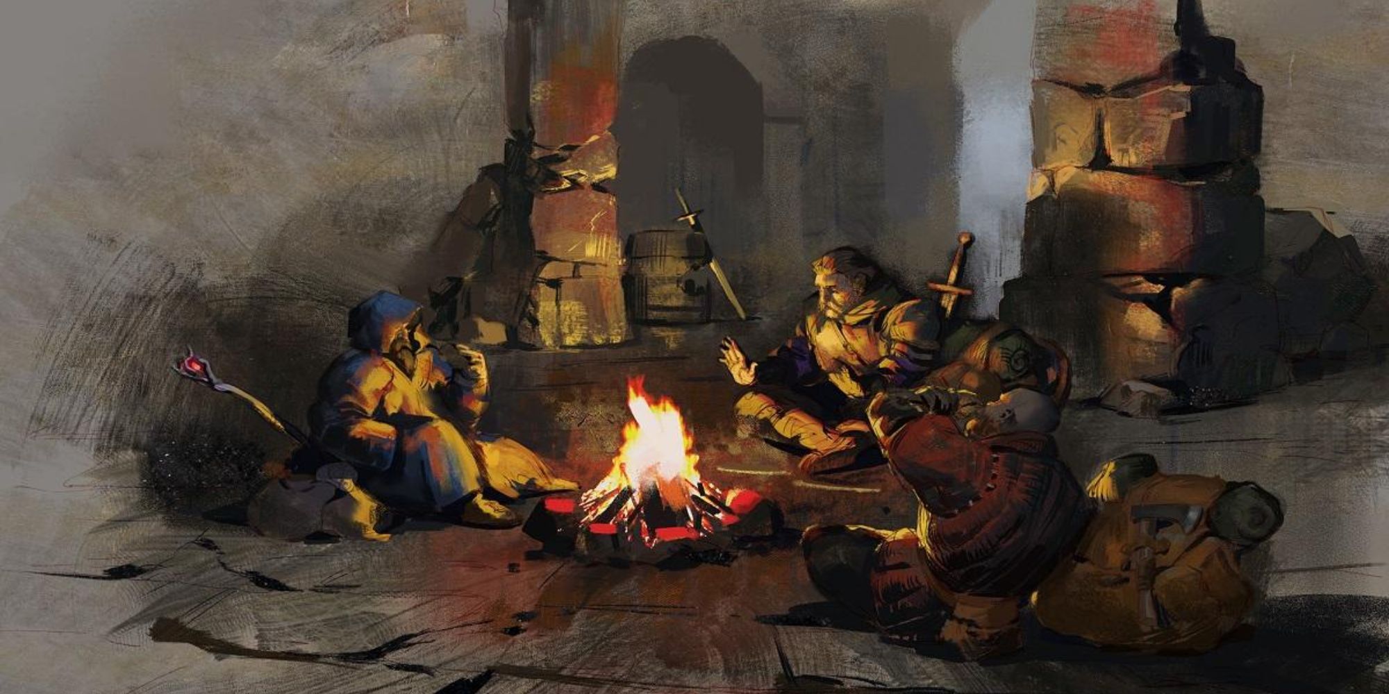 dark and darker camp art
