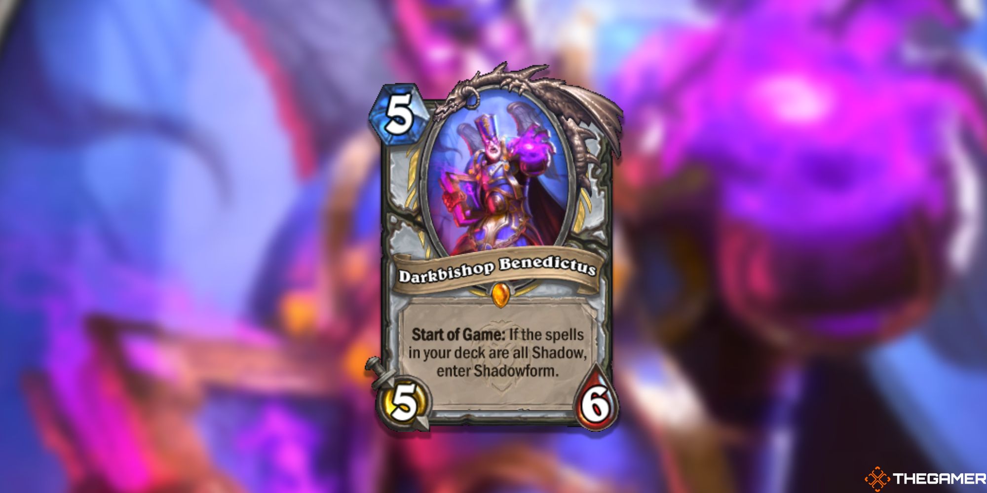 Darkbishop Benedictus Hearthstone Card