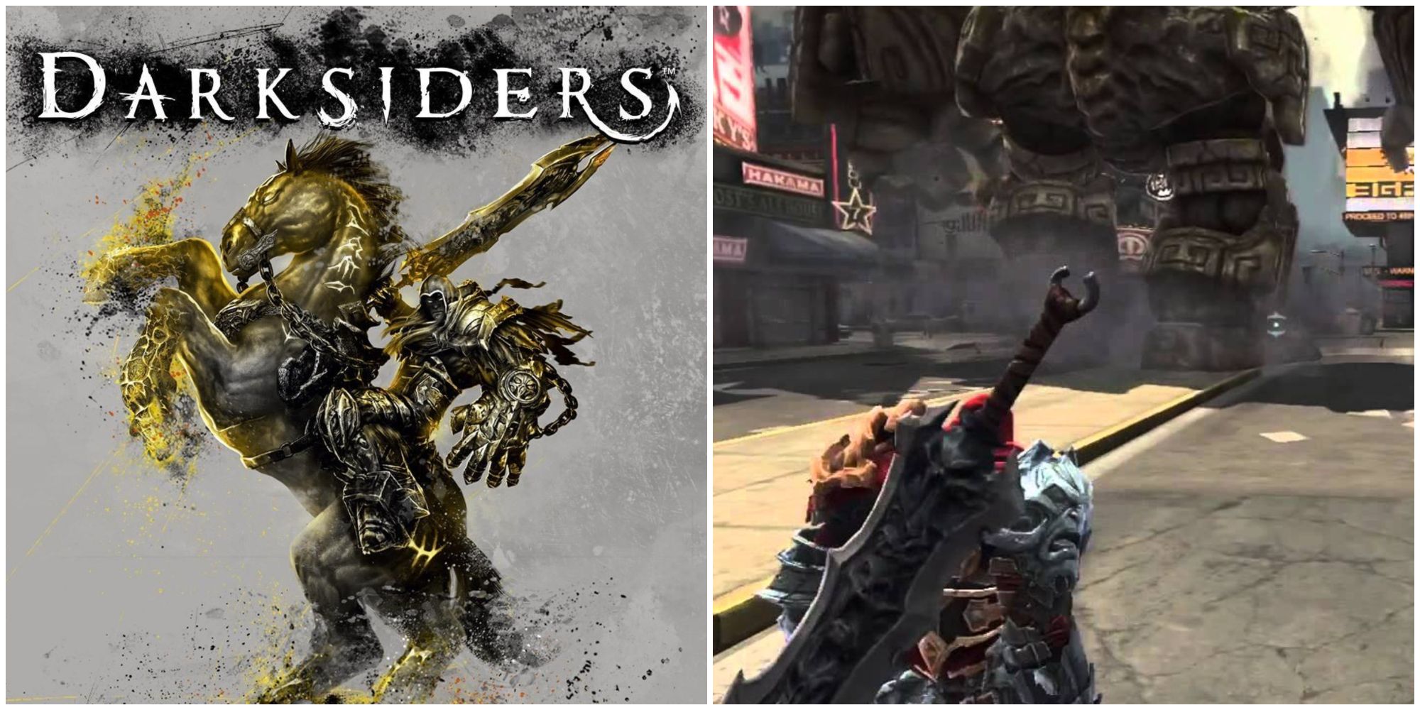 Darksiders - artwork and gameplay