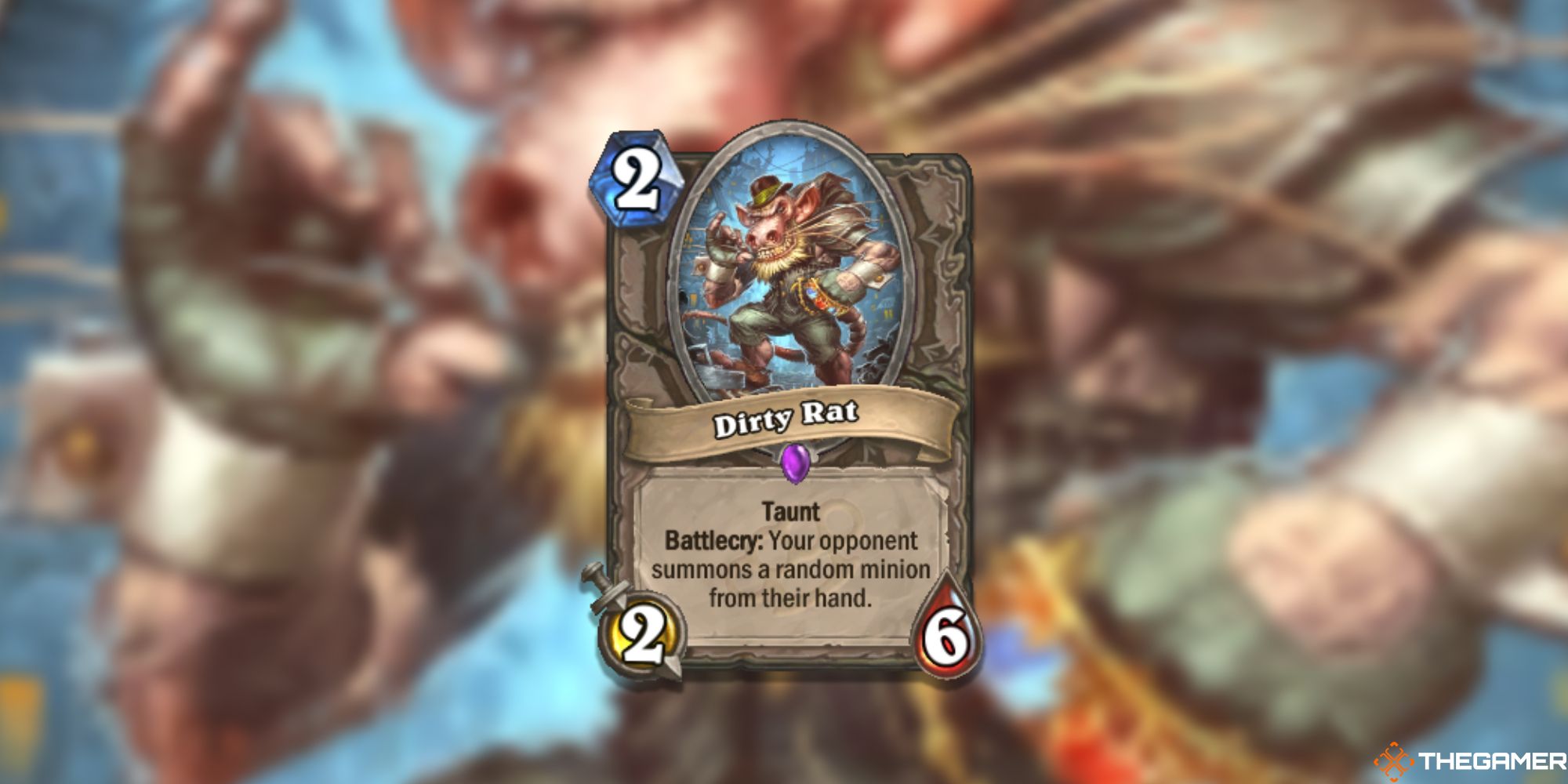 Dirty Rat Hearthstone Card