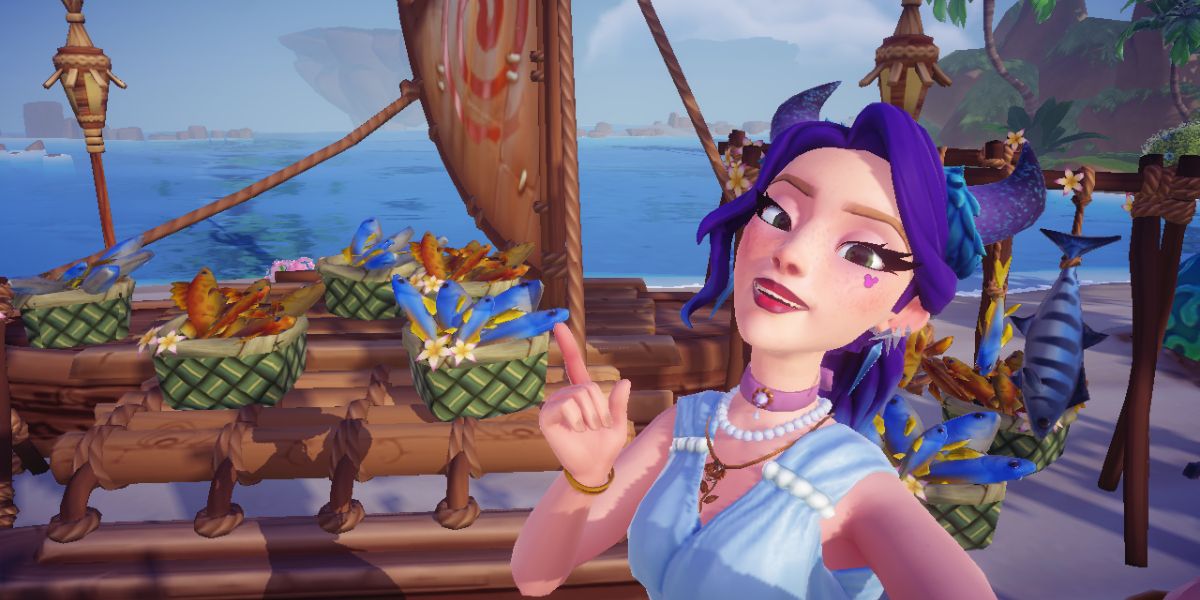 disney dreamlight valley moana fishing boat