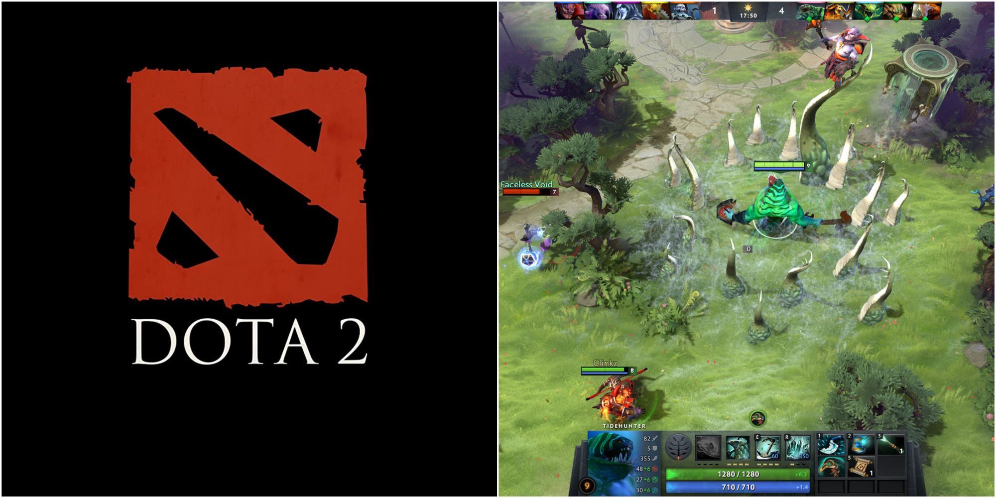 Dota 2 - Artwork and gameplay