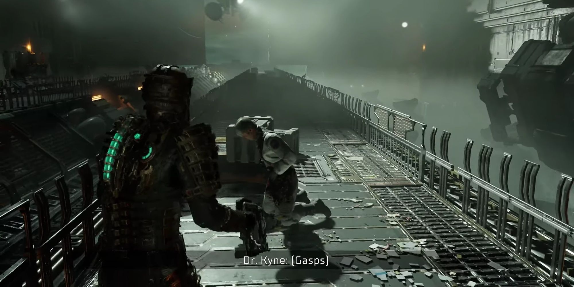 Dead Space: Isaac Watching Kyne Die From Being Shot