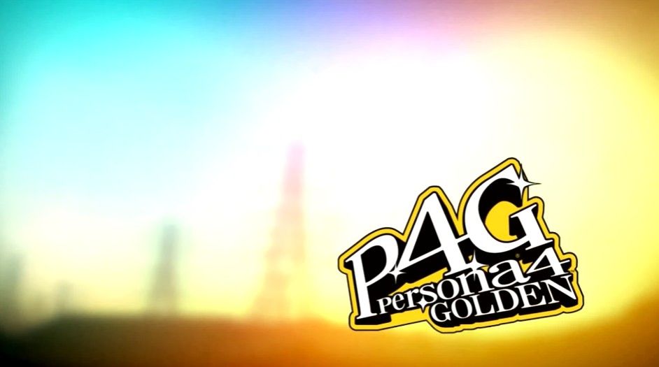 end screen for persona 4 golden when seeing it in the true ending path before the credits roll on persona 4 golden