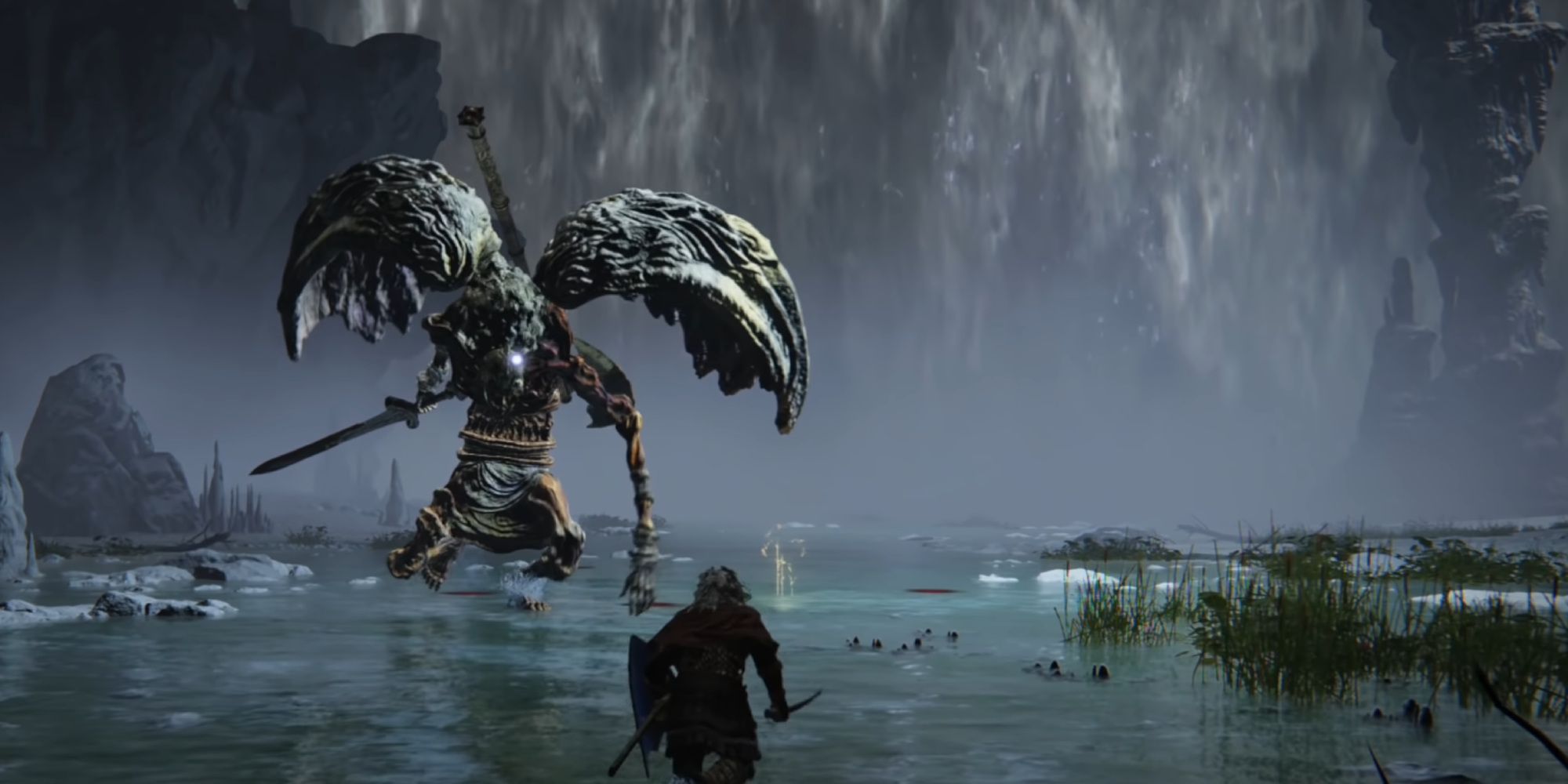 Fighting the Valiant Gargoyles in Elden Ring v