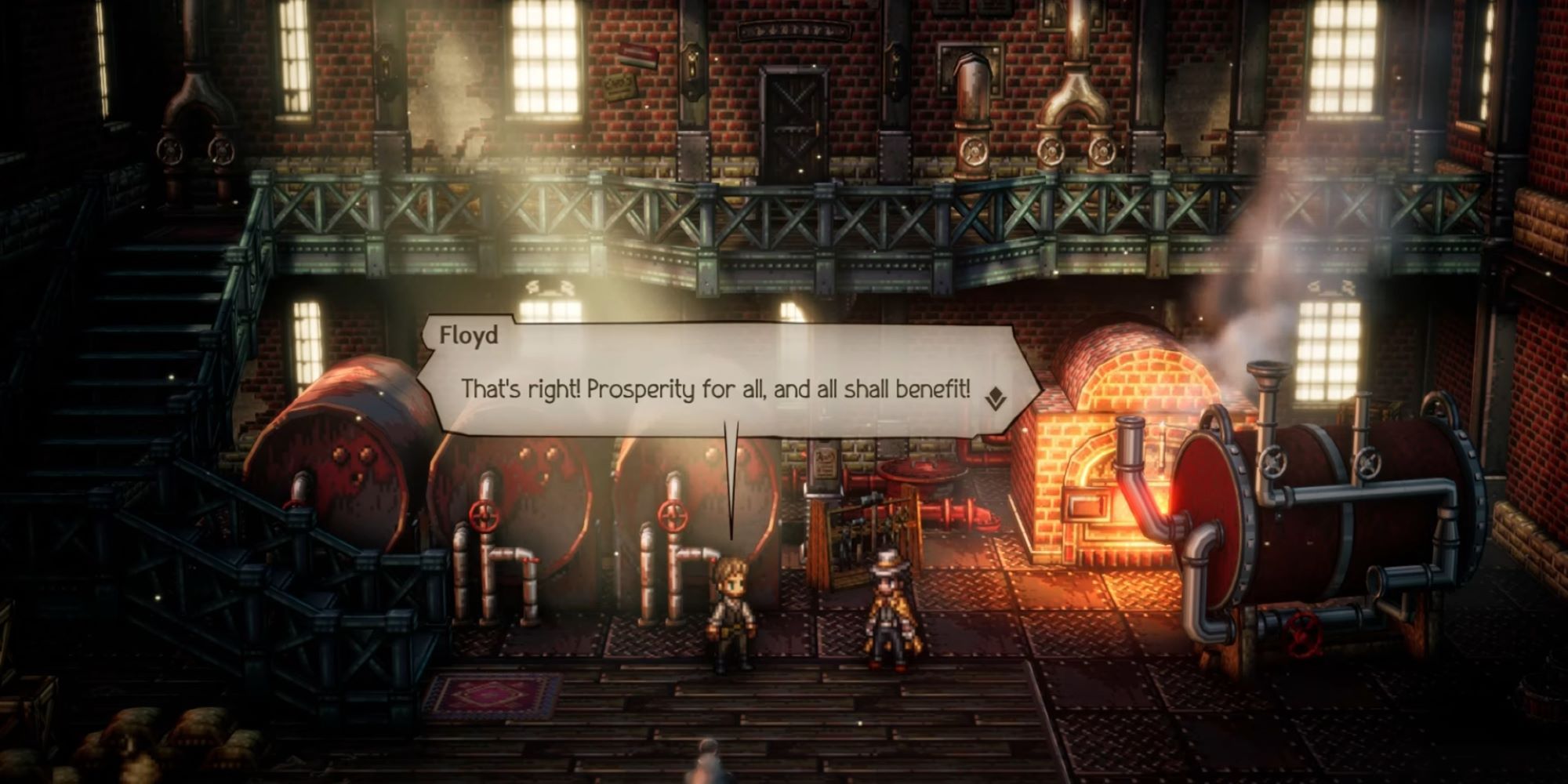 Floyd and Paritio from Octopath Traveler 2