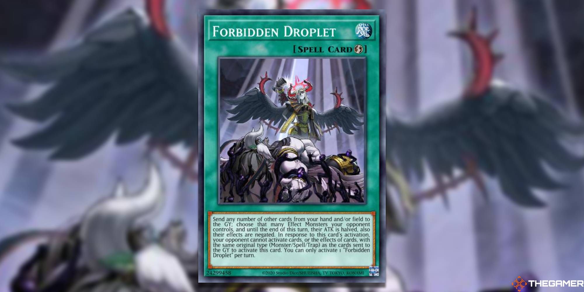 Forbidden Droplet, Spell Card, Yu-Gi-Oh