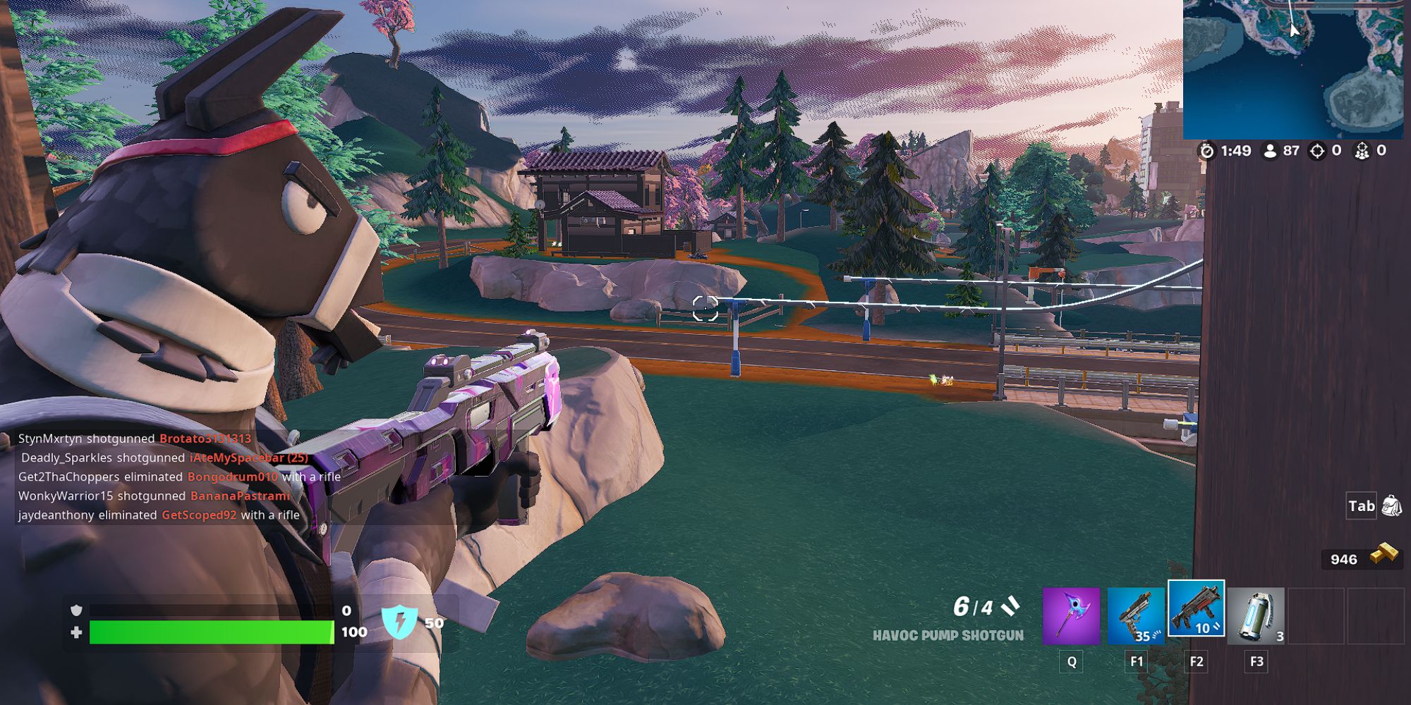Fortnite Aiming With Shotgun