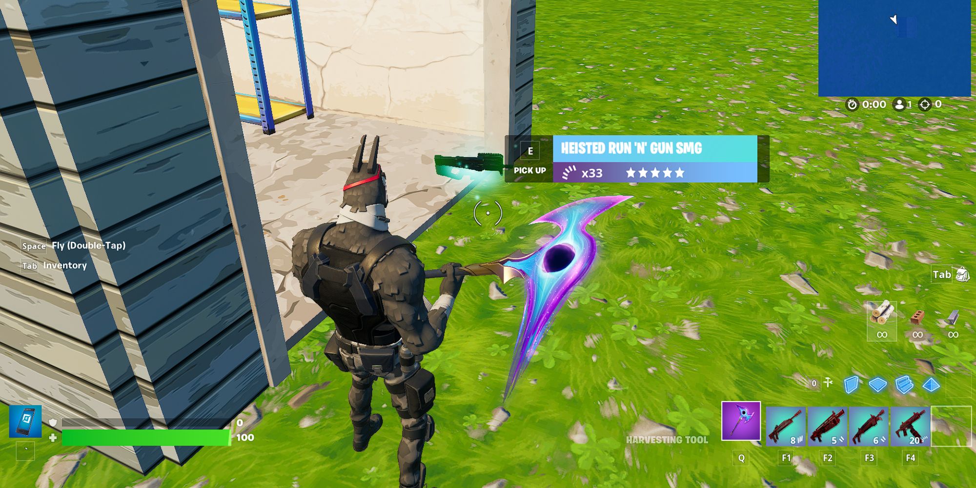 Fortnite Lt. John Llama Finding a Heisted Run' n' Gun SMG
