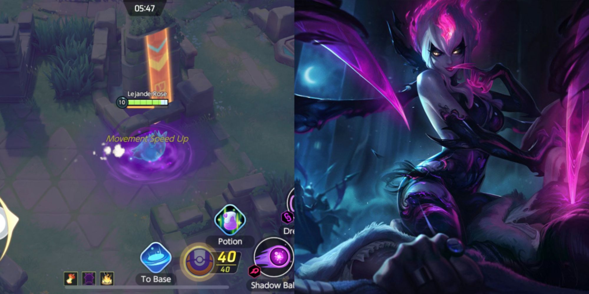 A ghost-type lurker and a sneaky seductress champ