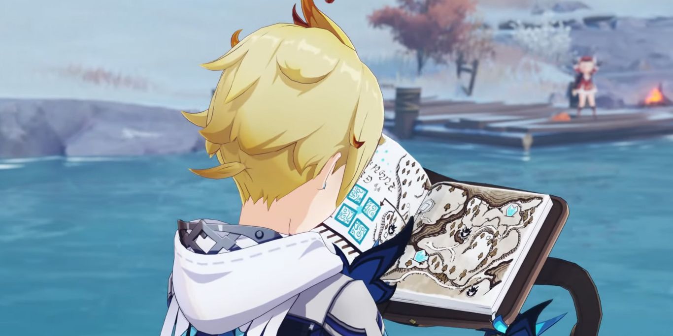 Genshin Impact Mika Reading Book