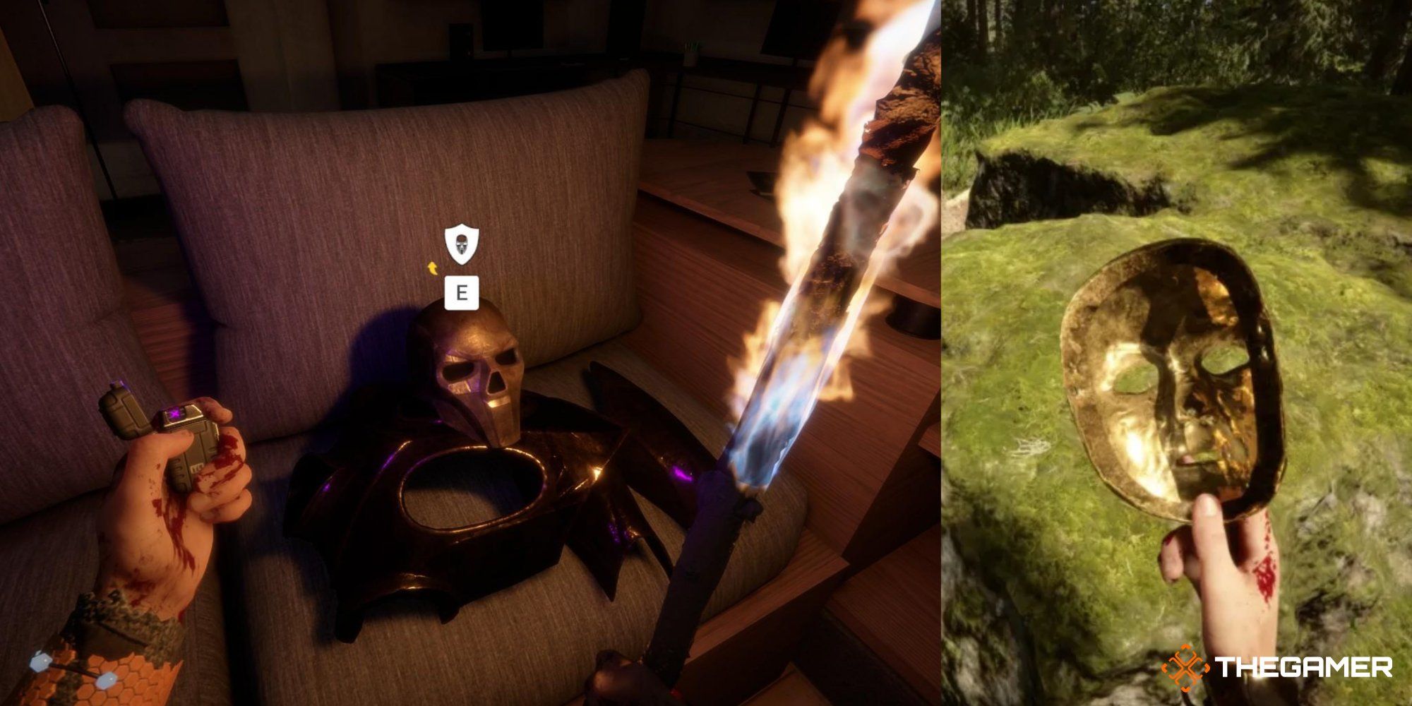The gold metal ore in Sons Of The Forest