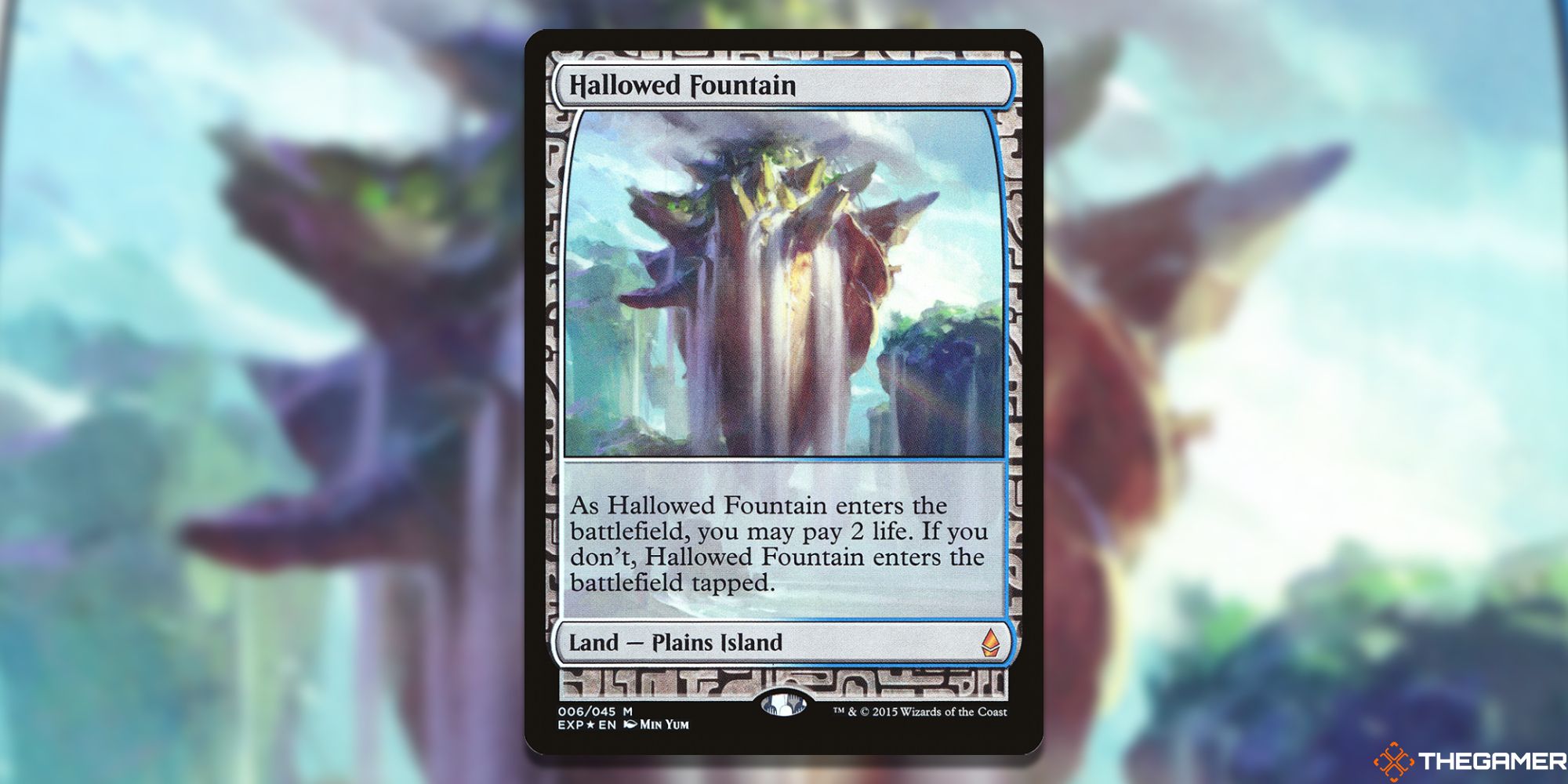 MTG: Hallowed Fountain card