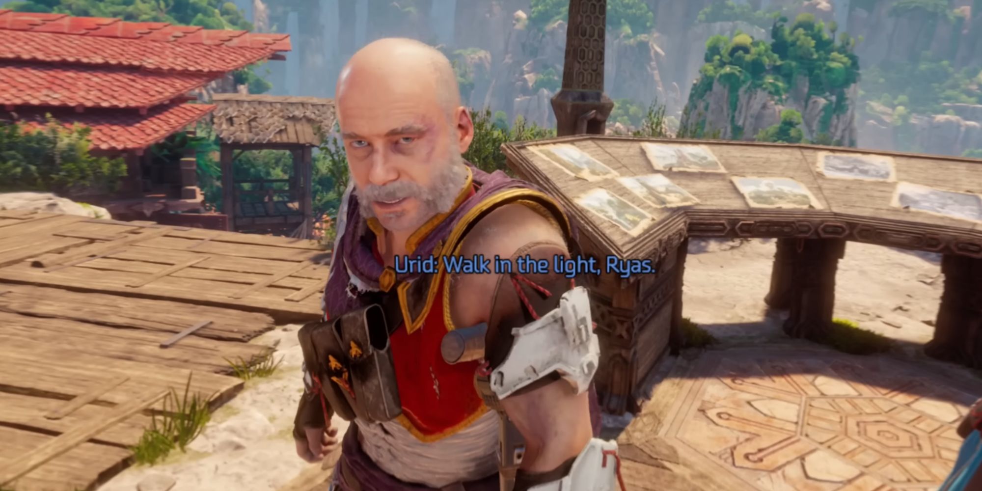 Horizon Call of the Mountain - Urid speaking to Ryas at the end of the game