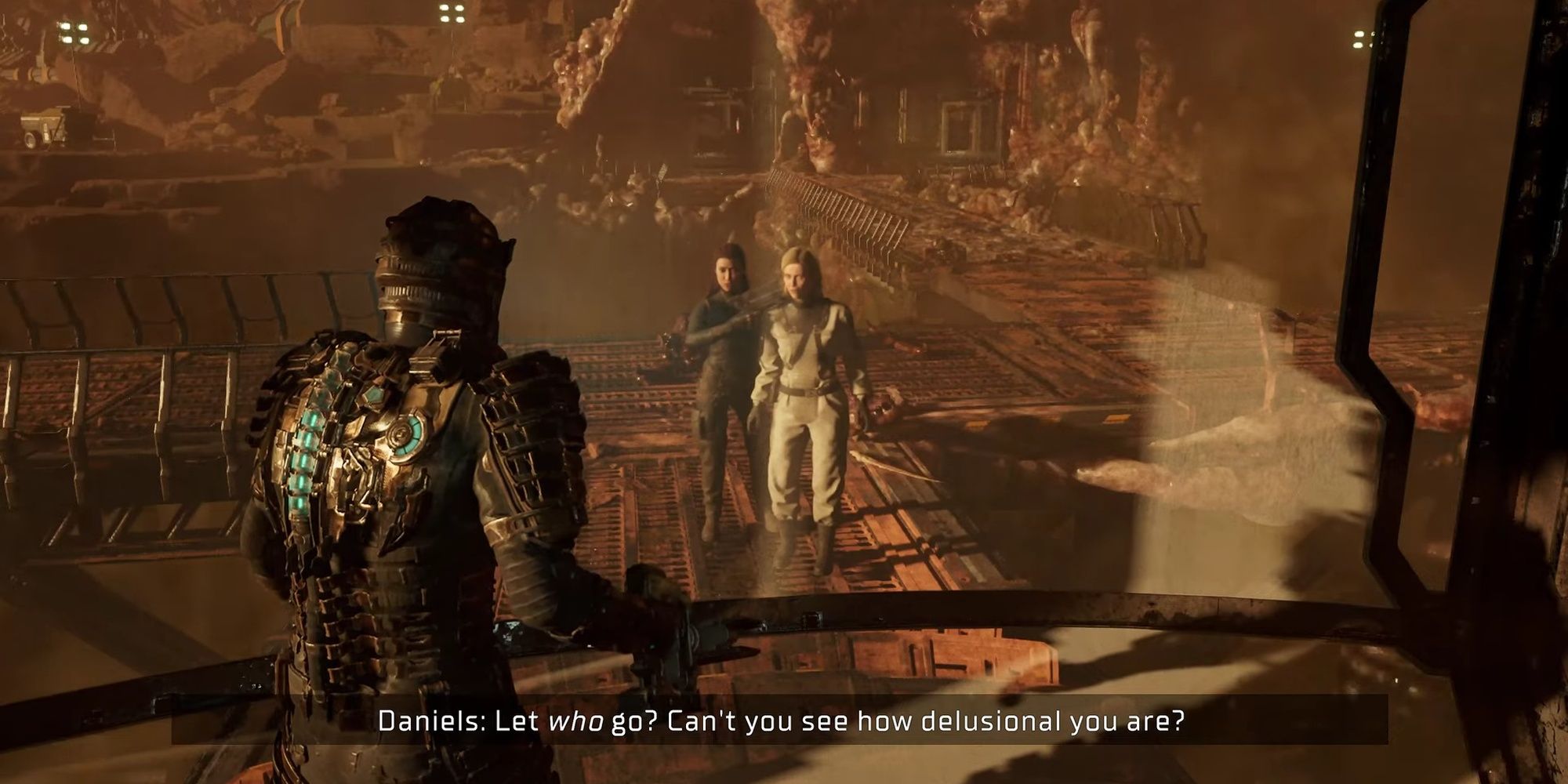 Dead Space: Daniels Holding Nicole Hostage