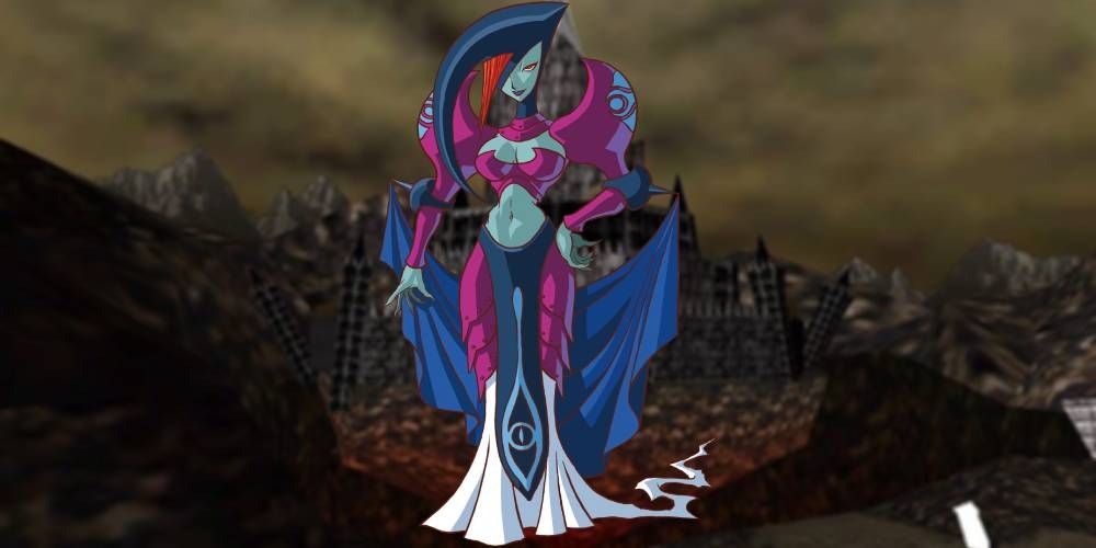 Veran posing stoically in The Legend of Zelda Oracle of Ages the video game