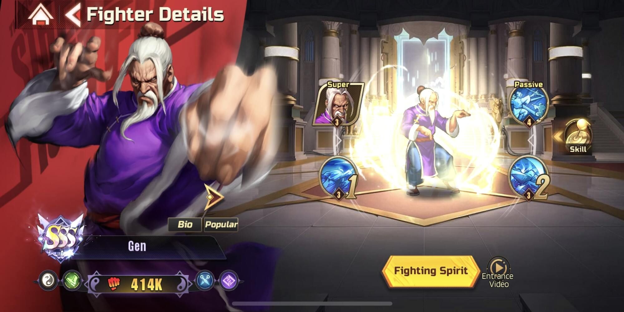 Gen's Fighter Details