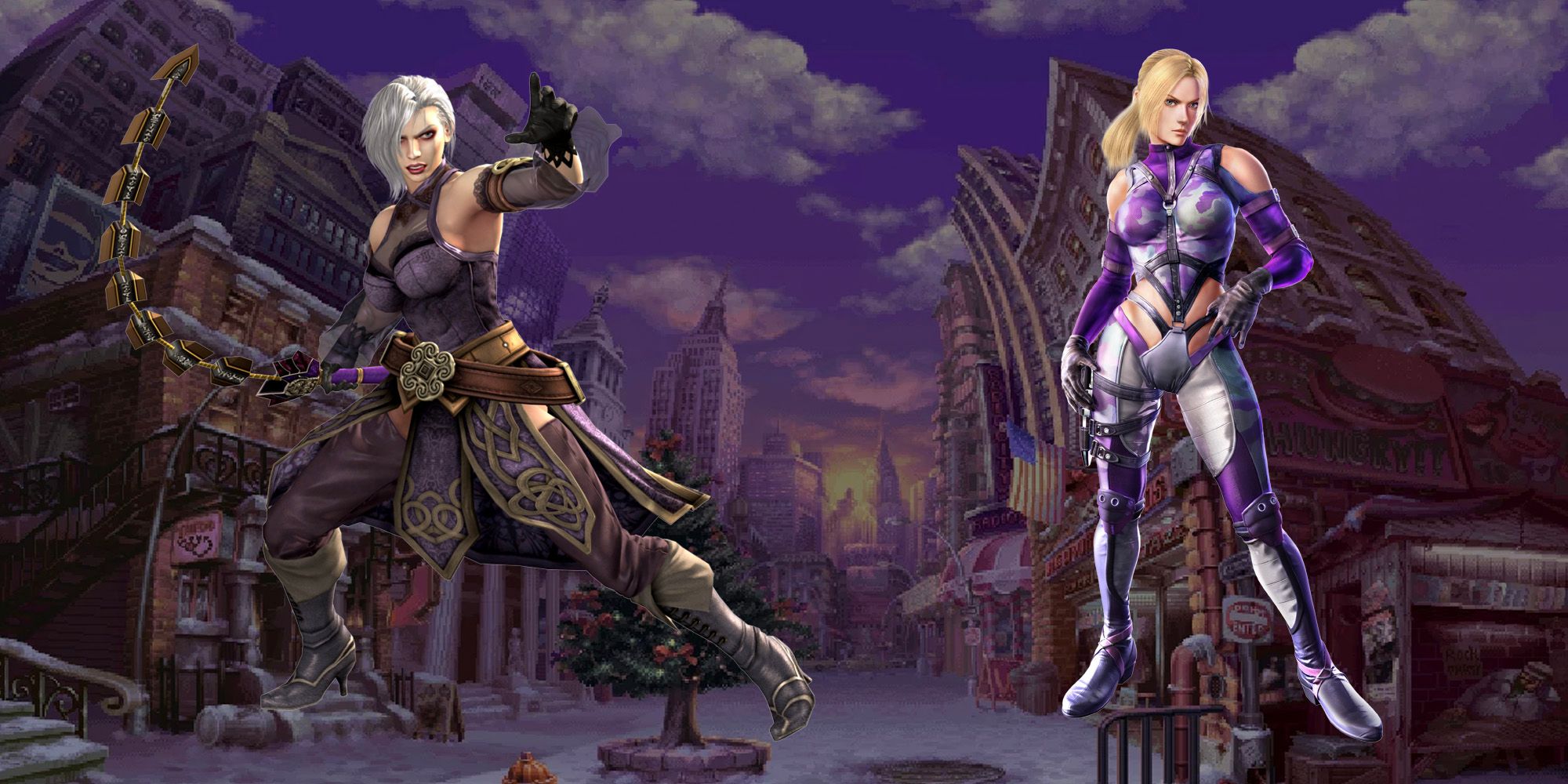 ivy soulcalibur versus nina from tekke