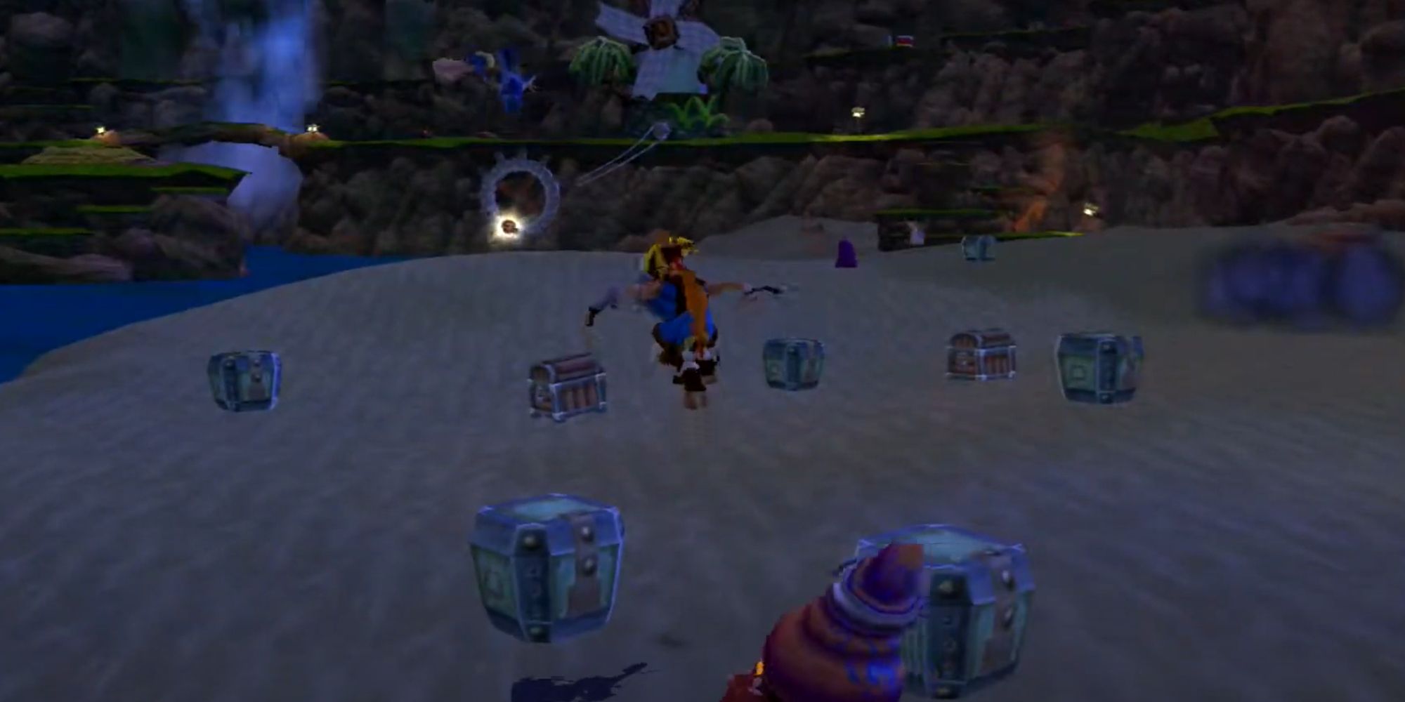 Jax And Daxter Screenshot Of Jax Doing Ground Pound