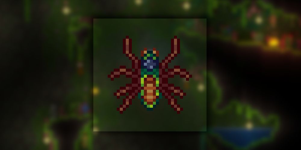 Jungle Creeper Enemy Over Underground Jungle