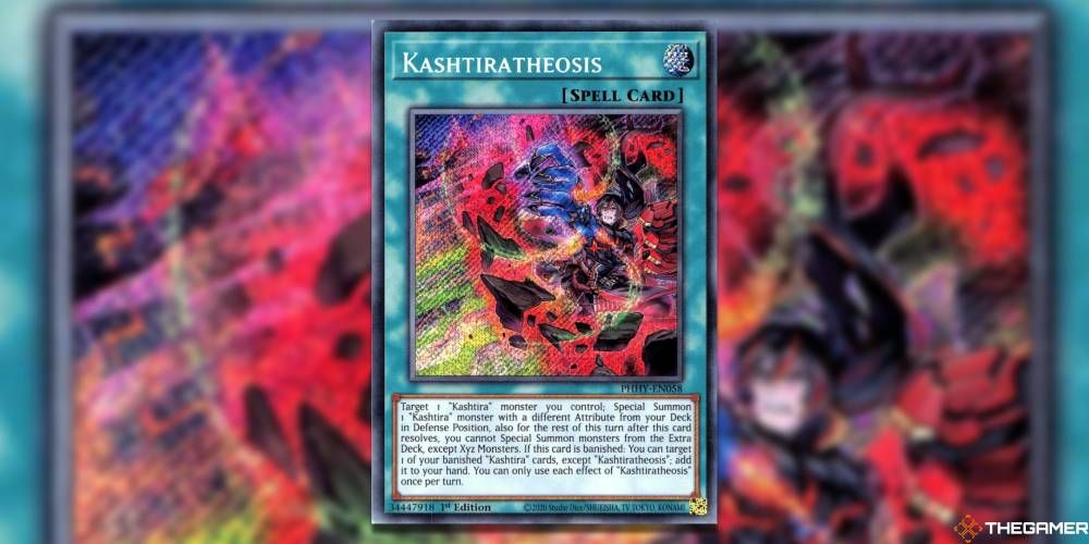 Kashtiratheosis spell card from Photon Hypernova set from Yu-Gi-Oh!