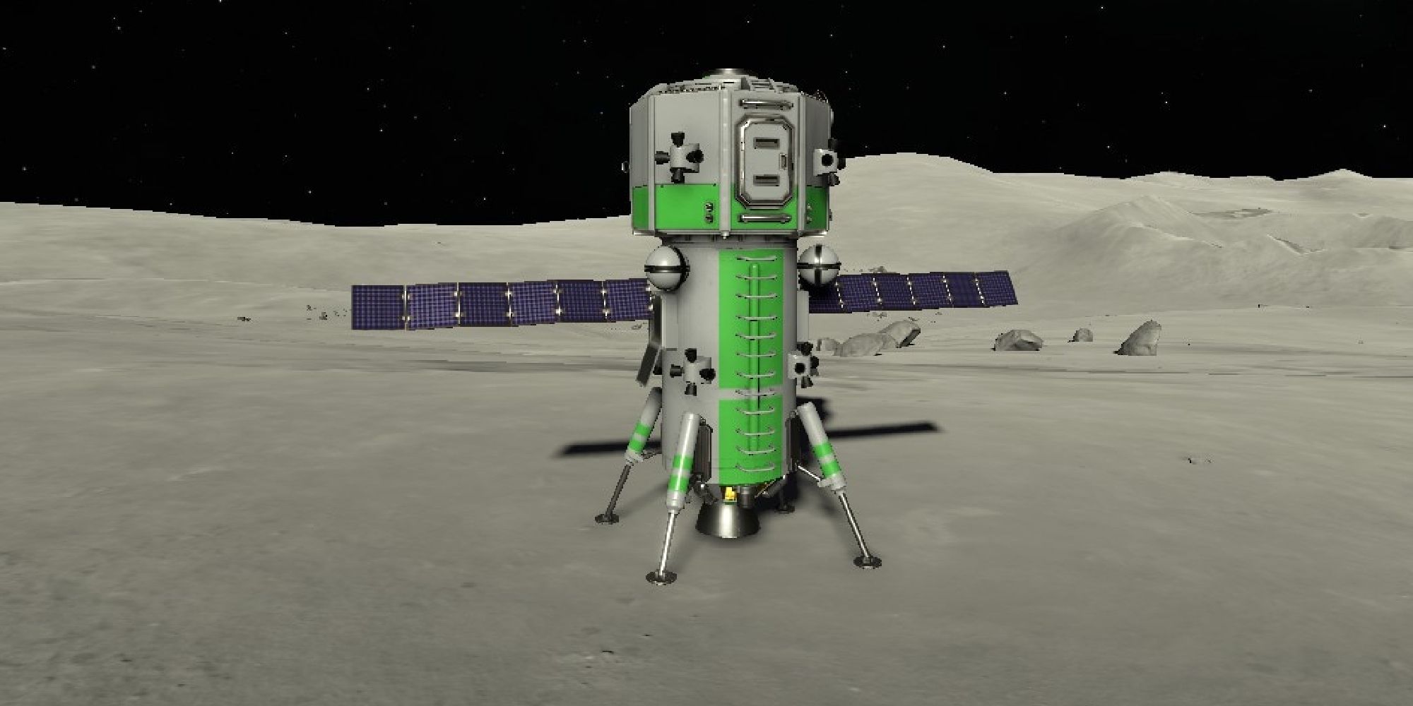 kerbal space program 2 pod on the moon