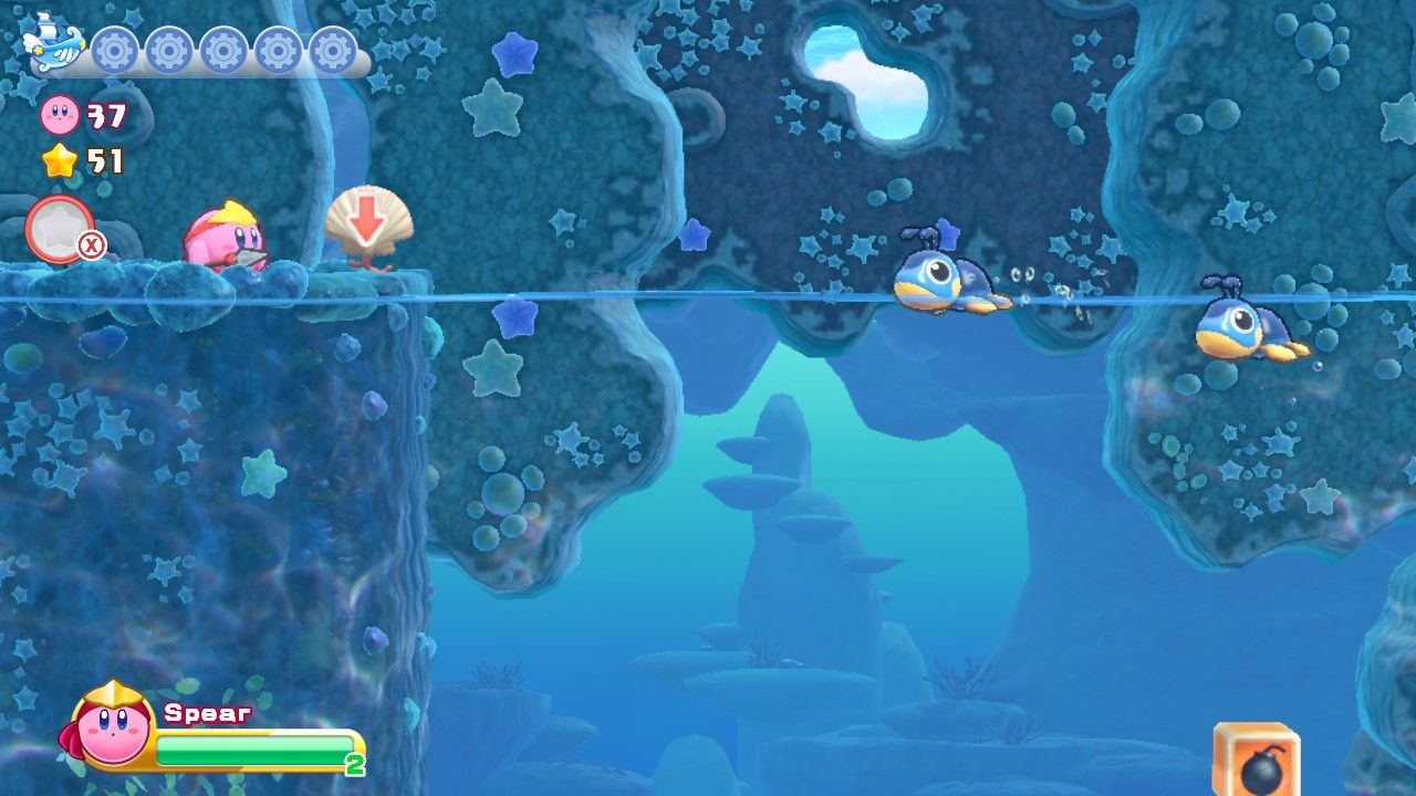 Kirby Enters Onion Ocean Stage Four