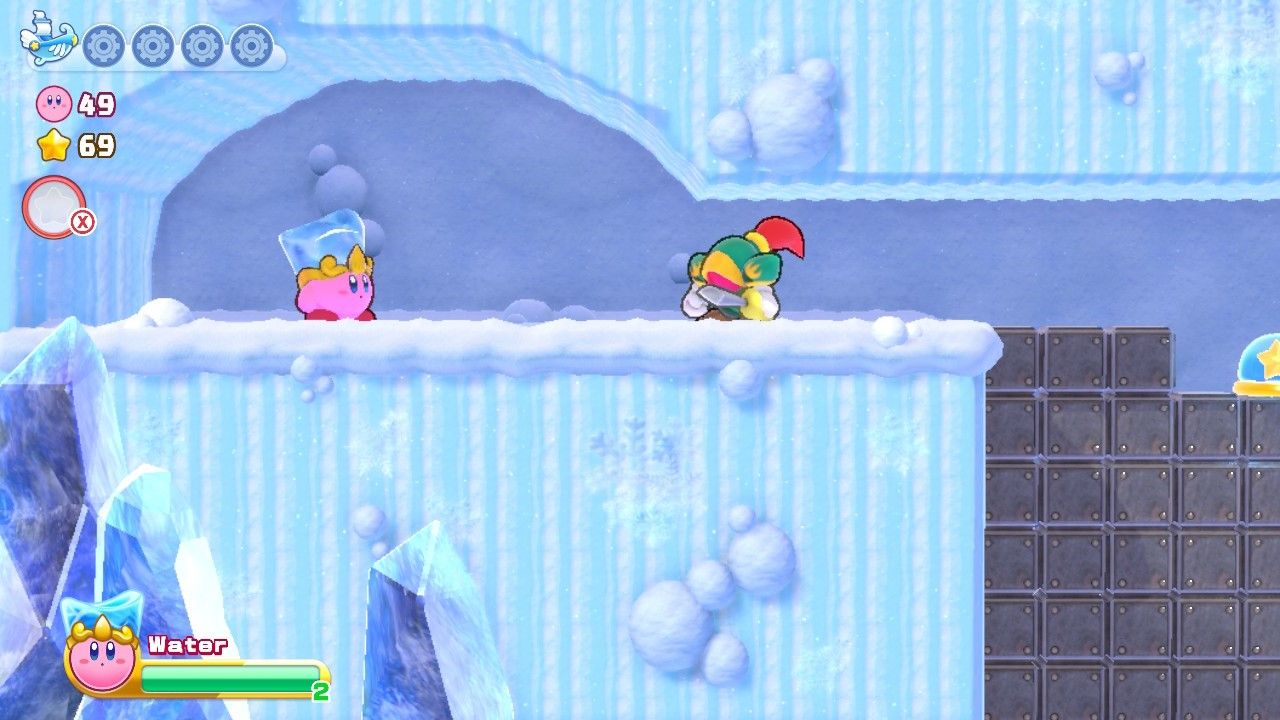 Kirby Enters White Wafers Stage Four