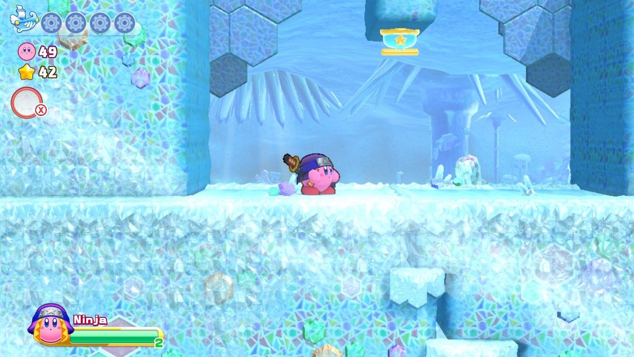 Kirby Enters White Wafers Stage Three