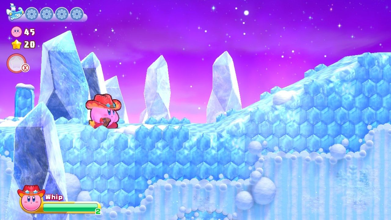 Kirby Enters White Wafers Stage two