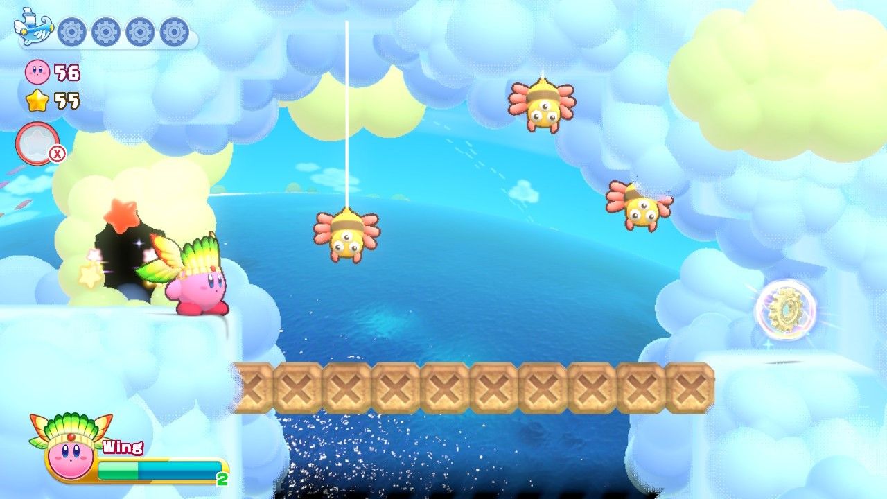 Kirby Nutty Noon Stage One Spider Energy Sphere Room