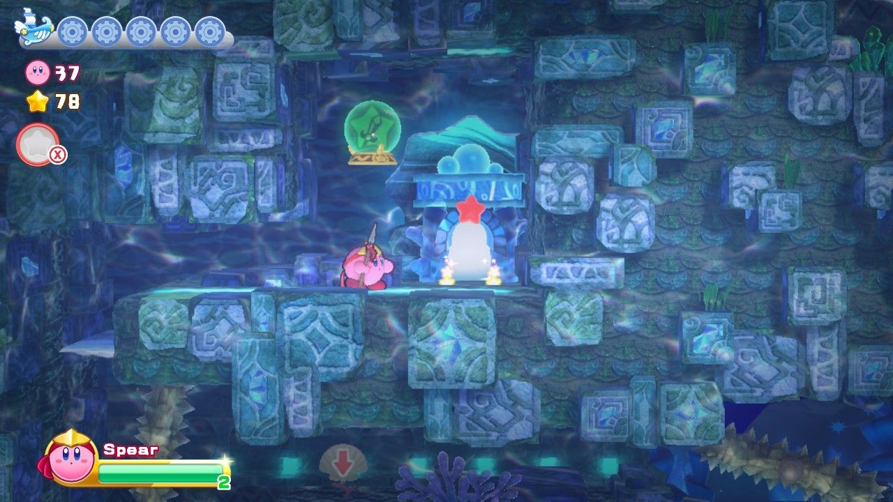 Kirby Onion Ocean Stage Four Secret Star Door