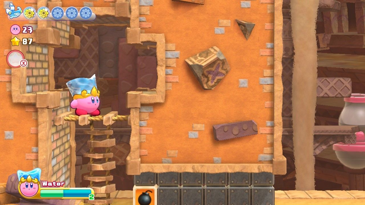 Kirby Raisin Ruins Stage Four Fourth Section