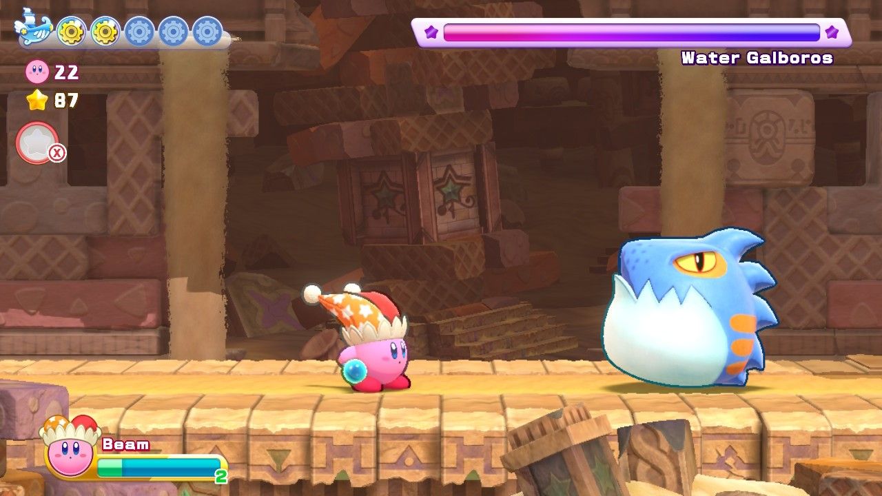 Kirby Raisin Ruins Stage Four Water Galboros