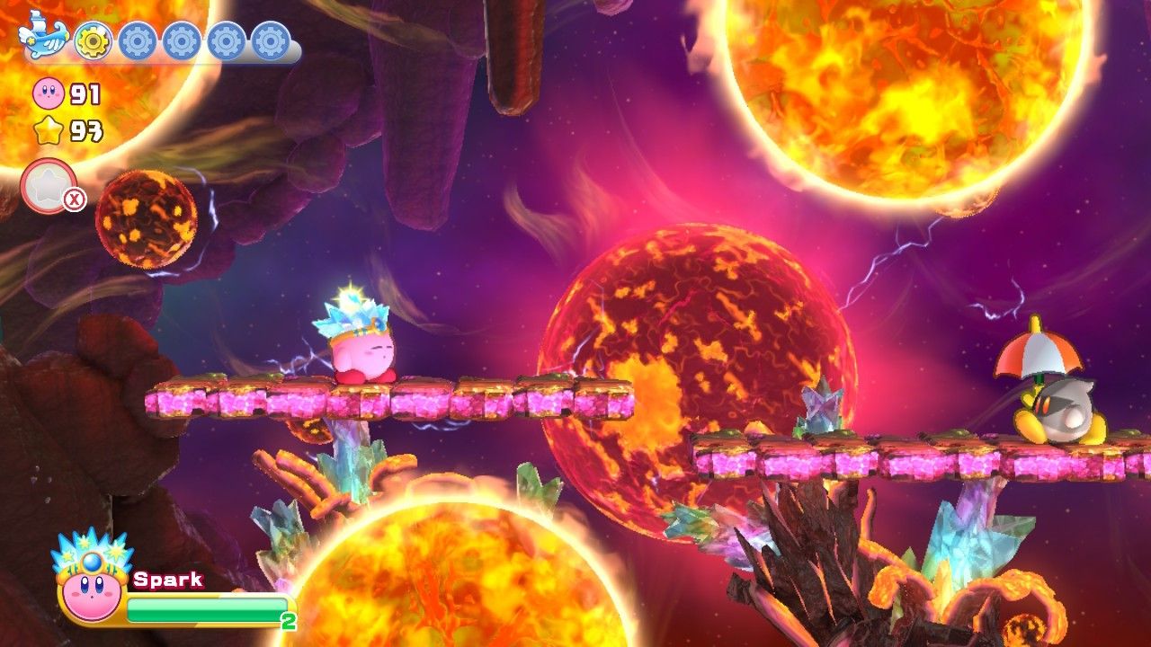 Kirby's Return To Dream Land Deluxe Dangerous Dinner Stage Three Fifth Section